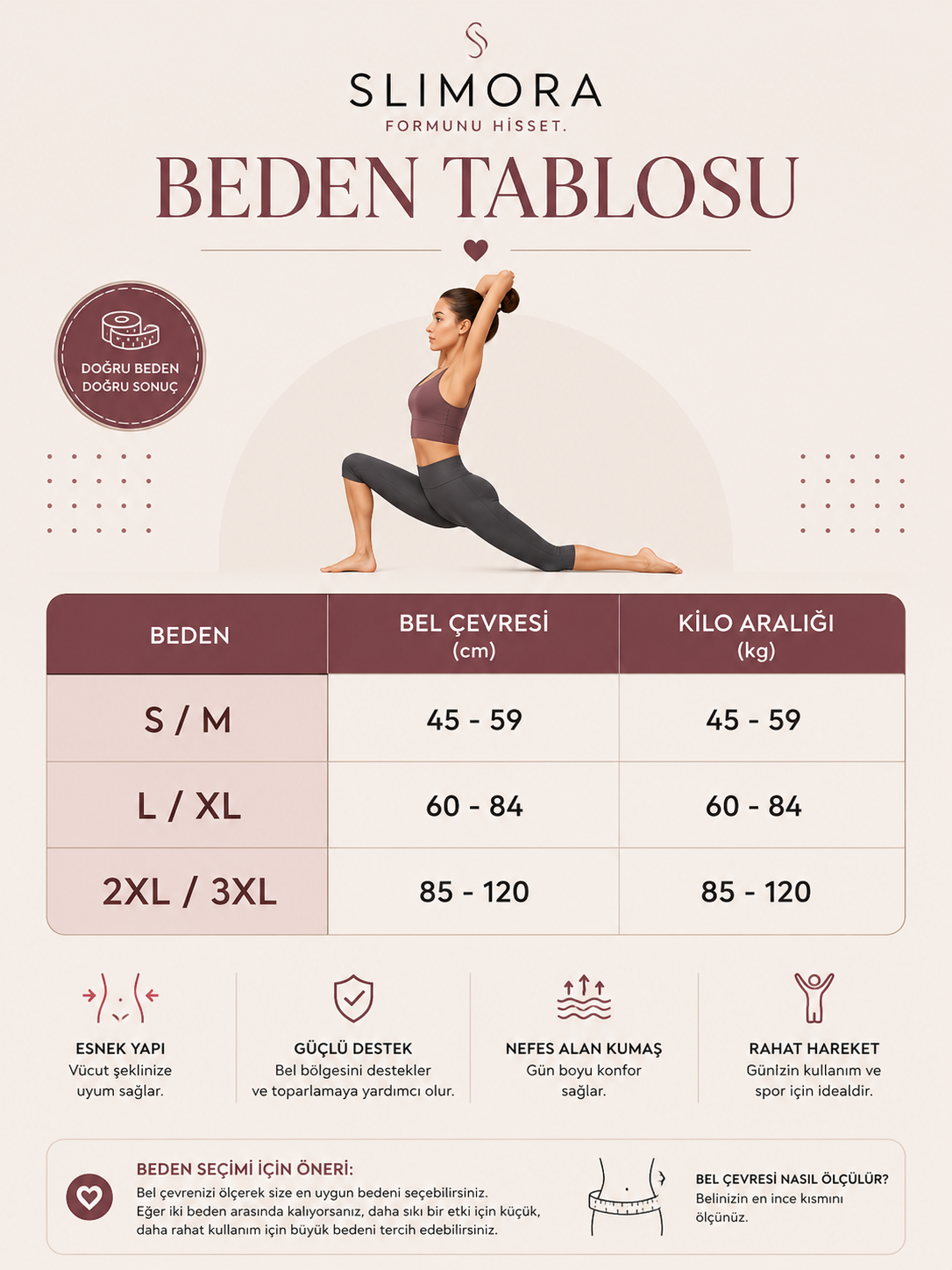 Slimora™ FlexWrap Bel Şekillendirici Bant | Ayarlanabilir Destek ve Toparlayıcı Kemer