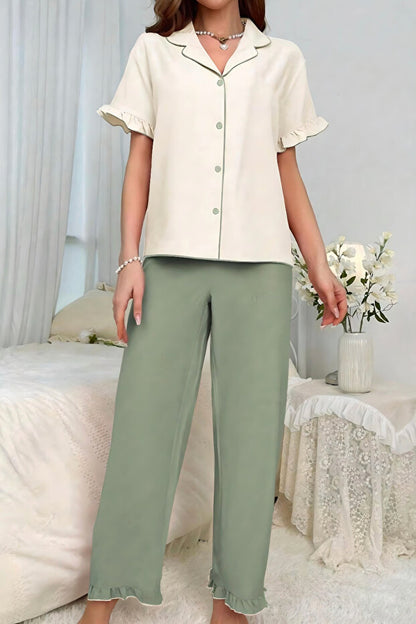 Slimora™ Premium Bürümcük Pijama Takımı | Şık ve Konforlu Ev Giyimi