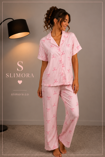 Slimora™ Cherry Trio | 3'lü Premium Pijama Seti
