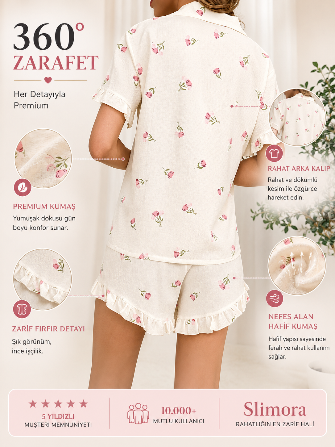 Slimora™ Blossom Breeze Pijama Takımı