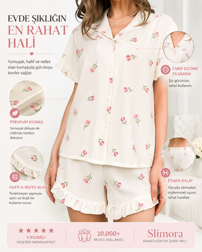 Slimora™ Blossom Breeze Pijama Takımı