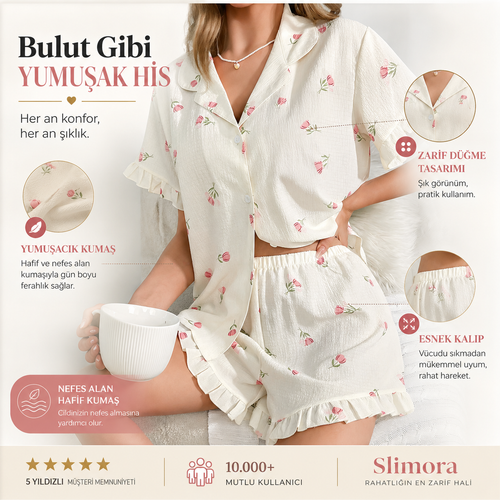 Slimora™ Blossom Breeze Pijama Takımı