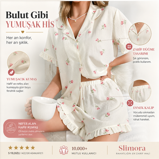 Slimora™ Blossom Breeze Pijama Takımı