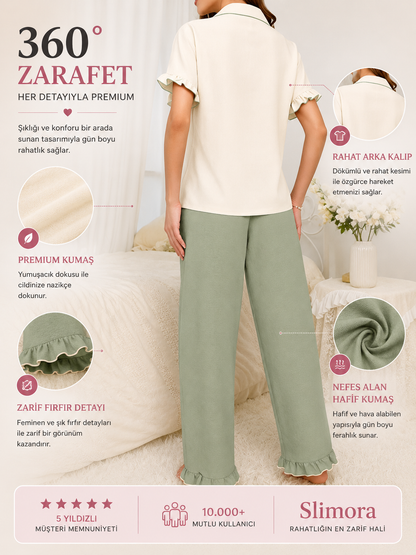 Slimora™ Premium Bürümcük Pijama Takımı